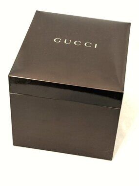 Padded Brown Gold Empty Watch Jewelry Box No Pillow Designer Clean